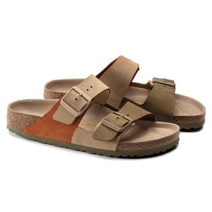 NIB Birkenstock Arizona Split Sandcastle Narrow Width Select Size